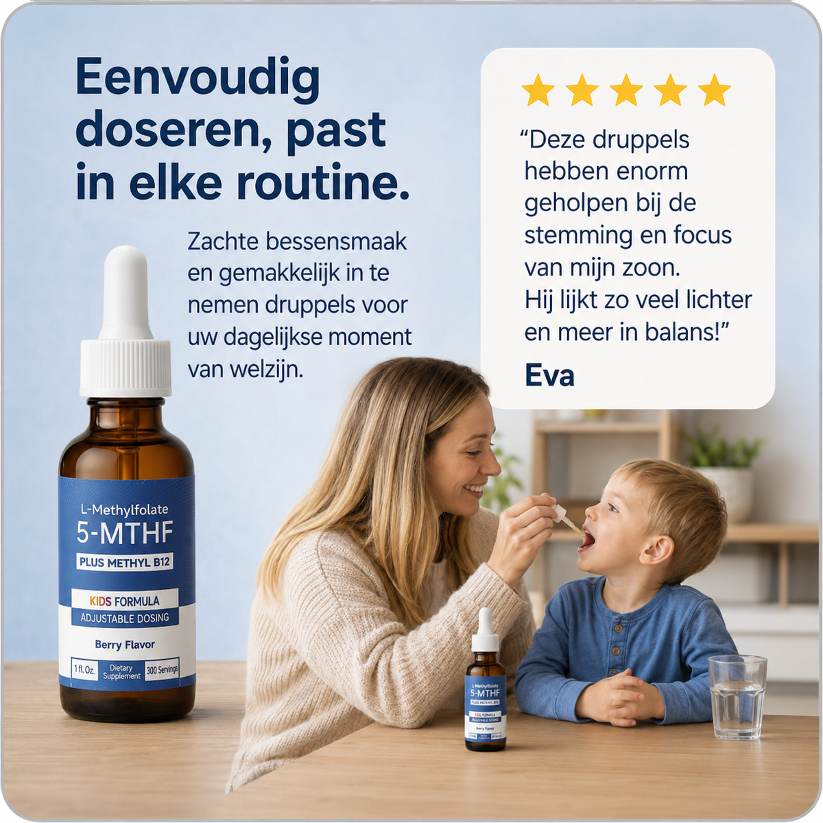 ZINIQ™ KIDS L-Methylfolaat | Meer rust. Meer focus en een kind dat zich weer goed voelt in zijn eigen hoofd.