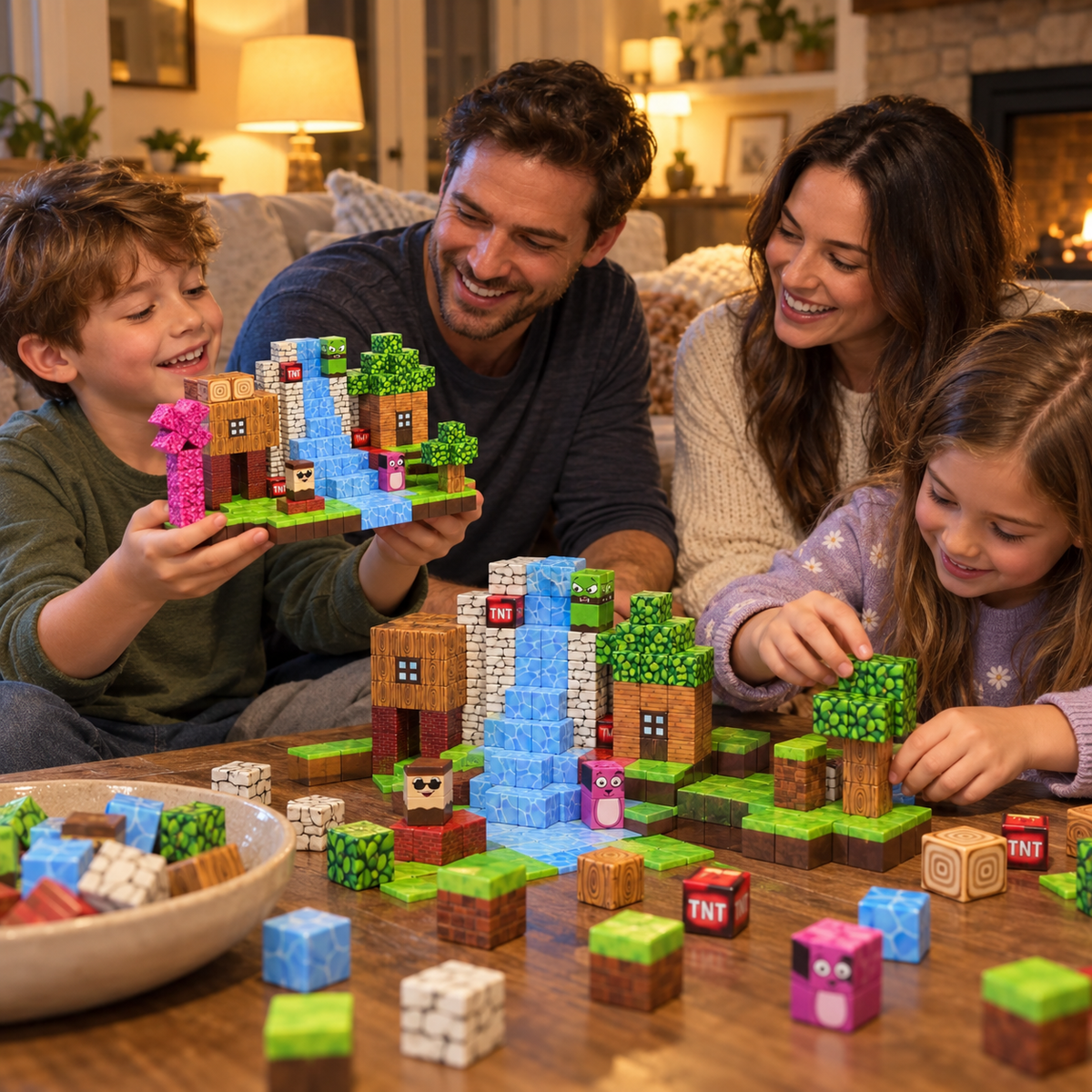 ZINIQ BouwWereld — Magnetische Minecraft Bouwblokken
